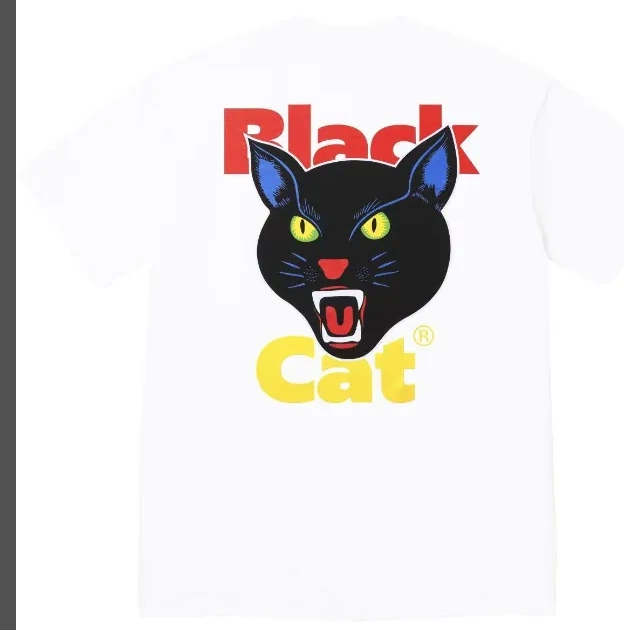 BLACK Black XL TEE Cat 24 and L M S White Black CAT 0708